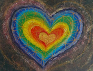 Energy Heart Art Print