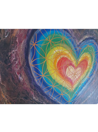 Energy Heart Art Print