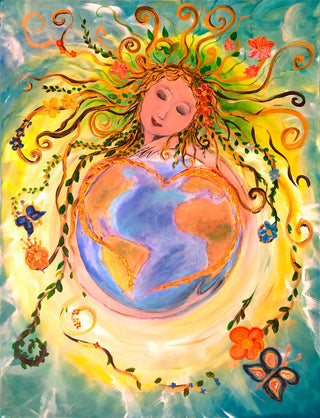 Gaia -The Spirit of Mother Earth -Art Print