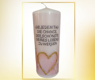Kerze Herz