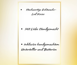 Foto Kerze LED mit Batterie