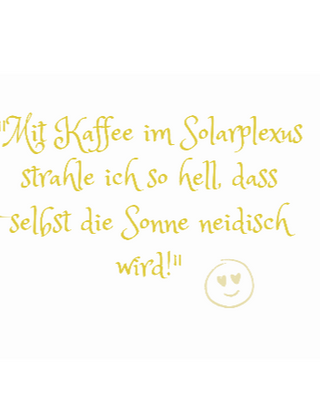Tasse Mit Kaffee im Solarplexus..