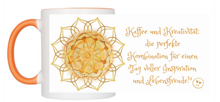 Cup of Sacral Chakra Coffee and creativity: the perfect combination...