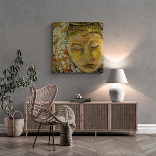Stampa d'arte della pace del Buddha