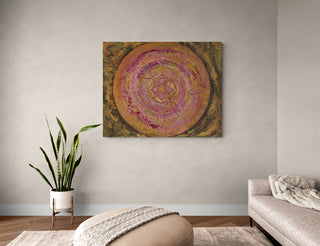 Stampa artistica dell'immagine sonora della luna piena
