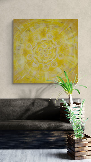 New Moon Image Solar Plexus Art Print