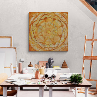 Sacral Chakra New Moon Picture Art Print