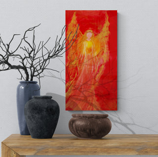 Erzengel Uriel -Kunstdruck