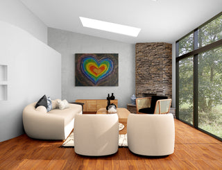 Energy Heart Art Print