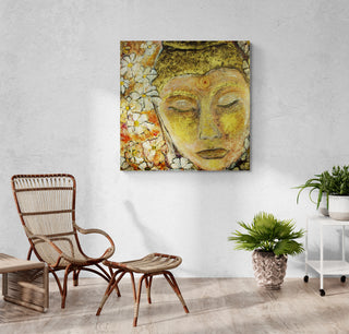 Stampa d'arte della pace del Buddha